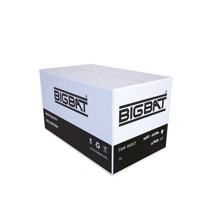 Batteria ricaricabile al piombo 12V 17Ah Elan BigBat - sku 01217