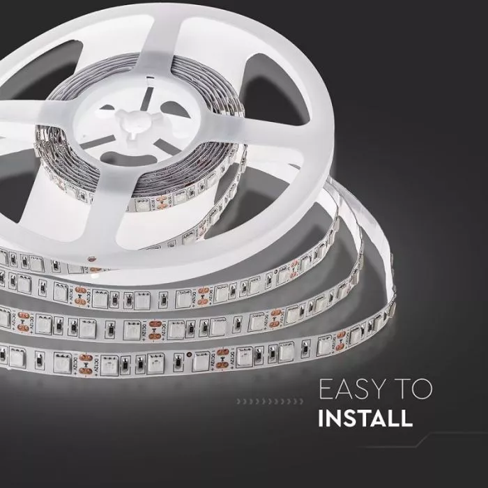 V-TAC VT-5050 Striscia 300LED SMD5050 strip 5M IP20 luce blu - SKU 2137