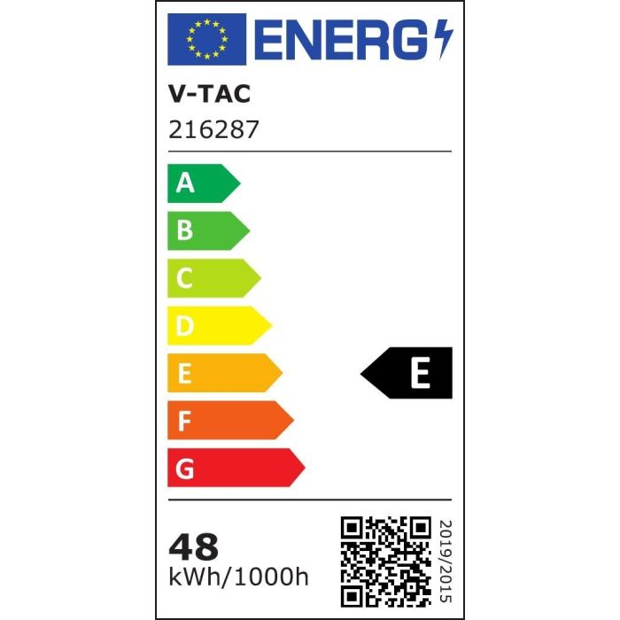 V-TAC VT-1574 Plafonnier LED 48W étanche IP65 150CM blanc neutre 4500K - SKU 216287