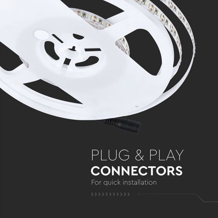 LED Strip 3014 204LEDs 5M White 6000K Non waterproof - 2403