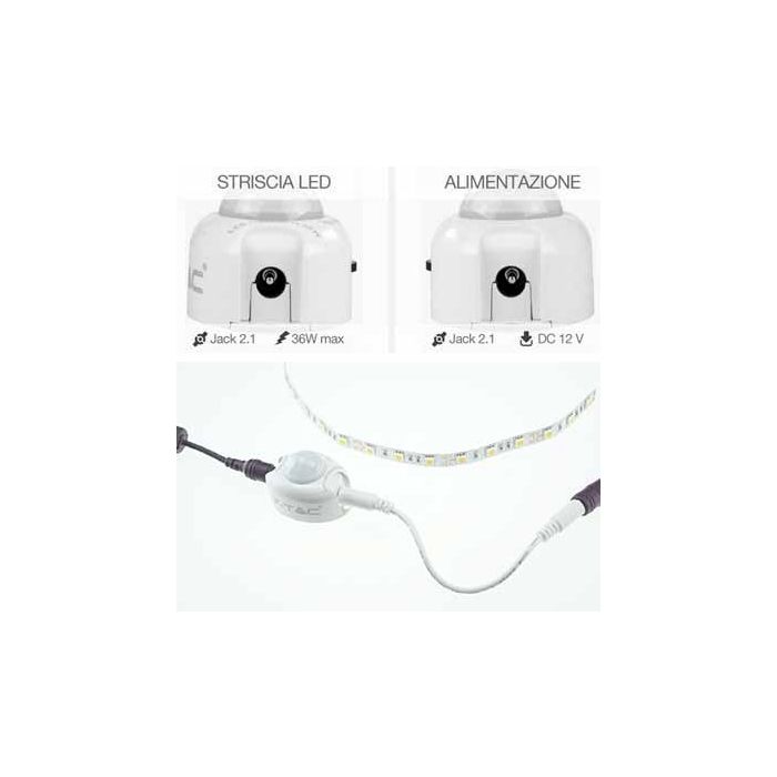 V-TAC VT-8069 Mouvement Infrarouge bed light-sensor pour bande led - sku 2554