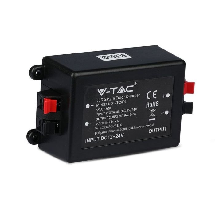 V-TAC VT-2402 Dimmer for led Strip single color with temote control - SKU 3300