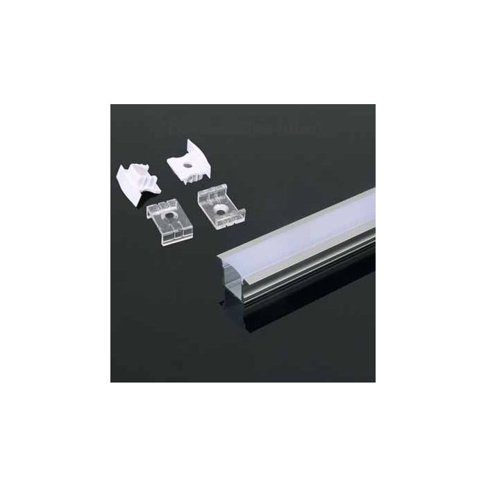V-TAC VT-8107 profil en aluminium milky 2MT cover - sku 3351