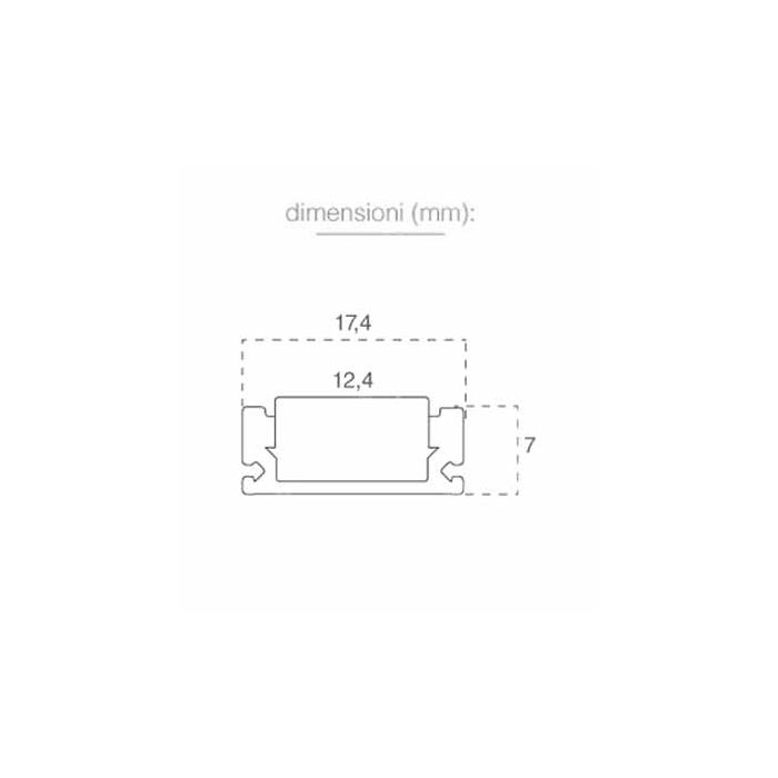 V-TAC VT-8113 Aluminum Profile Milky Cover 2MT - sku 3355