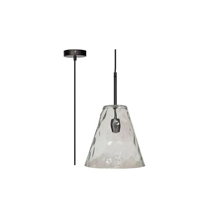 V-TAC VT-7305 Pendelleuchte 1MT E27 Designer glas-transparent Ф270mm - sku 3881