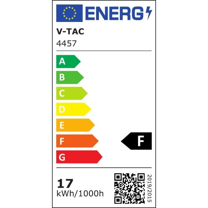 VT-2017 Ampoule LED E27 A65 17W thermoplastique 4500K
