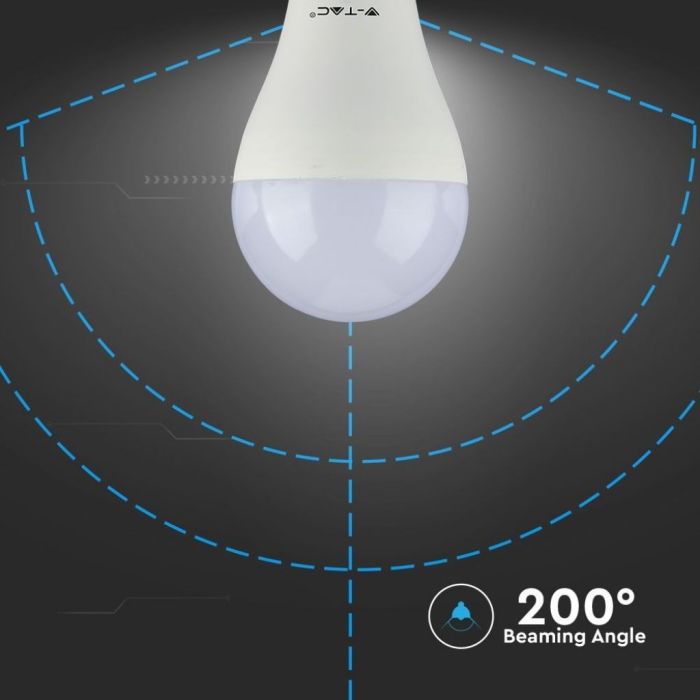 VT-2017 Ampoule LED E27 A65 17W thermoplastique 4500K
