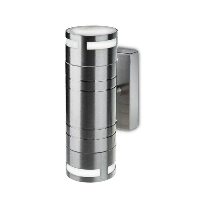 Wall Glass Fitting GU10 Steel Body 2 Way 230V IP44 2xGU10 Mod. VT-7632 - SKU 7504