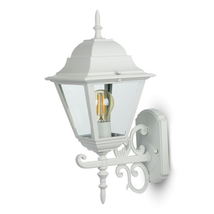 V-TAC VT-761 Garden Wall Groß Lamp IP44 Facing Up E27 Holder Weib - sku 7522