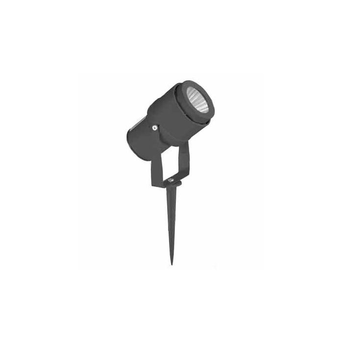 V-TAC VT-857 12W led garden green light lamp adjustable grey body - SKU 7552