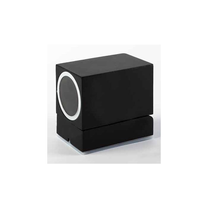 V-TA VT-7611 Wall Fitting GU10 adjustable head aluminium black IP44 - sku 7553