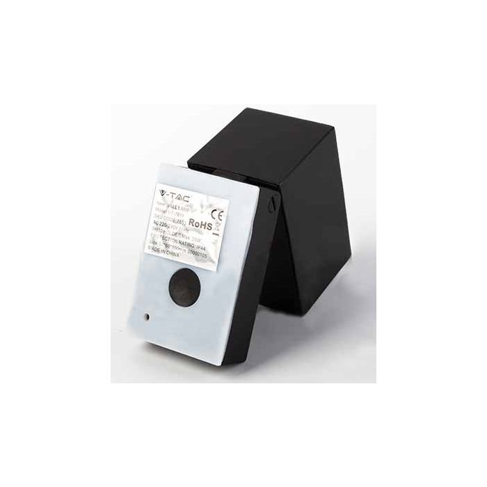 V-TA VT-7611 Wall Fitting GU10 adjustable head aluminium black IP44 - sku 7553