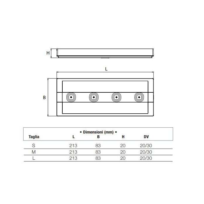Beghelli UPLED 824S led emergency lamp 24w SE 2h autonomy