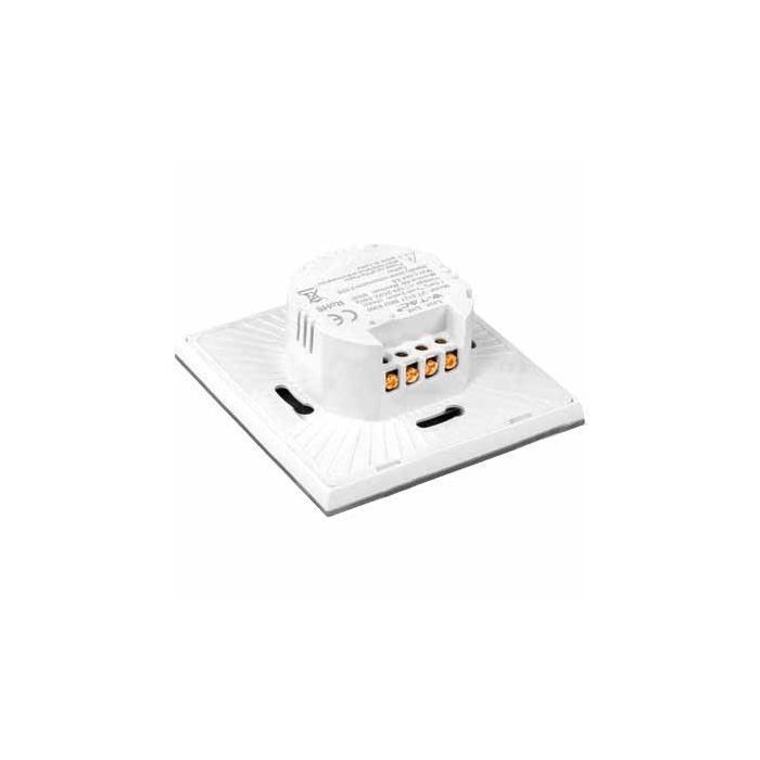 V-TAC VT-5121 touch switch 1-button 2 way white recessed body - sku 8360