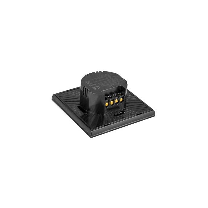 V-TAC VT-5121 touch switch 1-button 2 way black recessed body - sku 8389