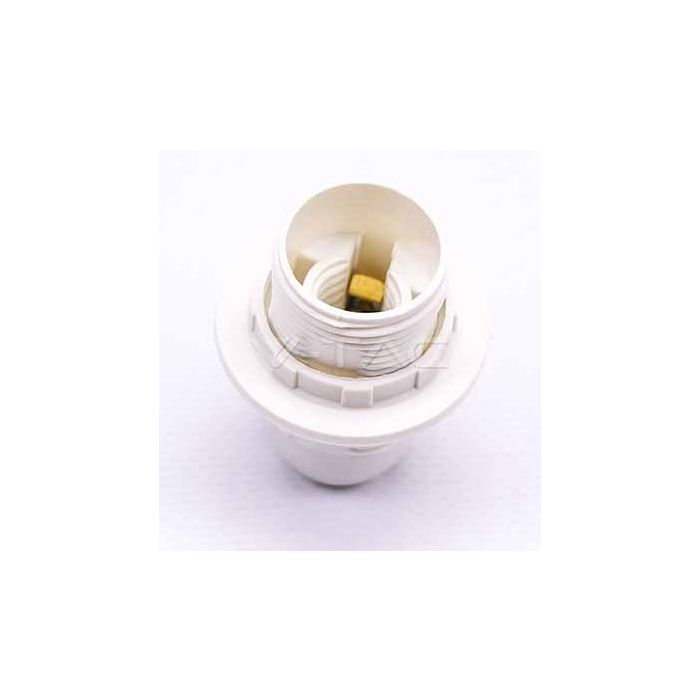 V-TAC Adaptateur de douille E14 thermoplastique blanc IP20 - sku 8751