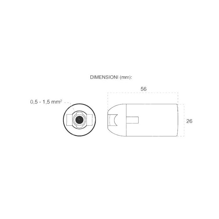 V-TAC Adaptateur de douille E14 thermoplastique blanc IP20 - sku 8840