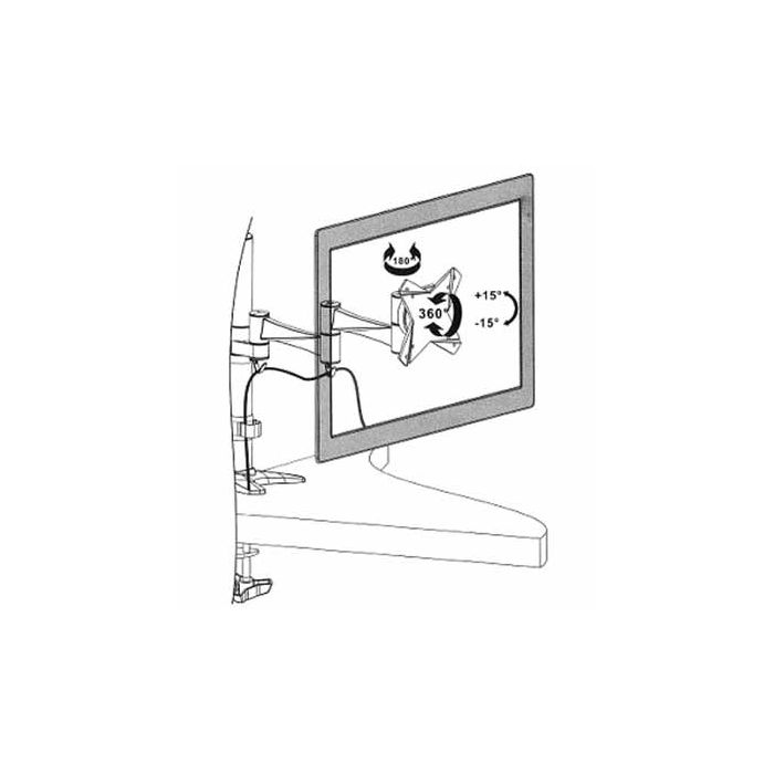 Schreibtischhalterung für mehrere lcd monitore 13/23"