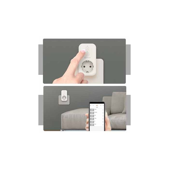 EZVIZ T31 2.4GHz Wi-Fi Smart Plug EU standard works with smartphone