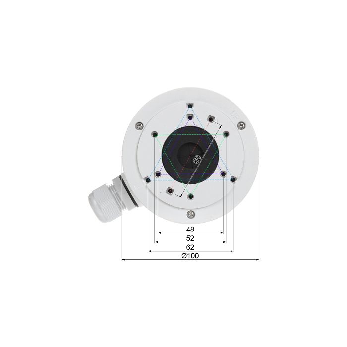 Hikvision  - Hiwatch series - DS-1280ZJ-XS camera junction box