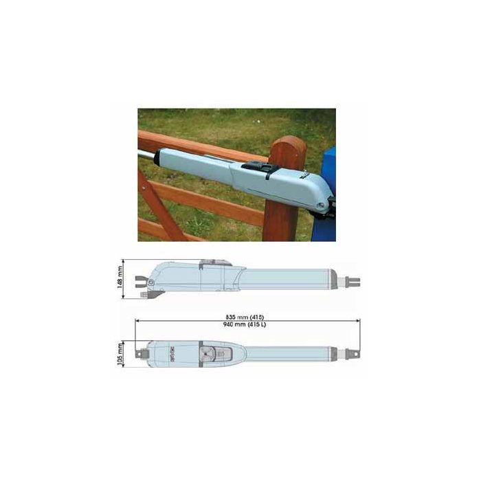 415 L 24V Electro-mechanical operator Swing Gate FAAC 1044171