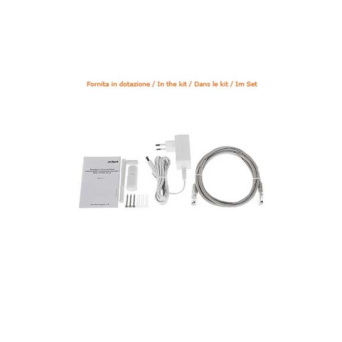 Dahua IPC-HFW1435S-W IP-Kamera WiFi 4Mpx HD+ 1520p 2.8mm h.265 sot sd IP67 Weiß