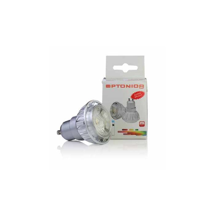 Led spotlight gu10 7w 220v cob 350lm cold white 6000K