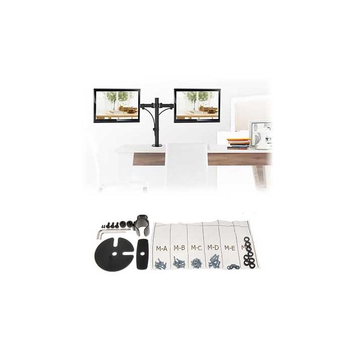 SCHREIBTISCHHALTERUNG FÜR MEHRERE LCD MONITORE 13/32" MACLEAN