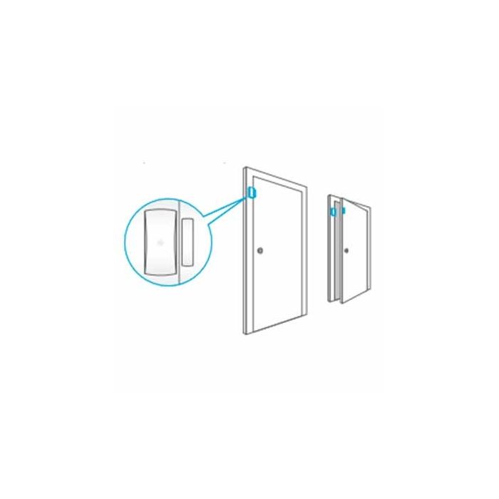 Bentel BW-MCB contatto magnetico wireless protezione porte/finestre marrone