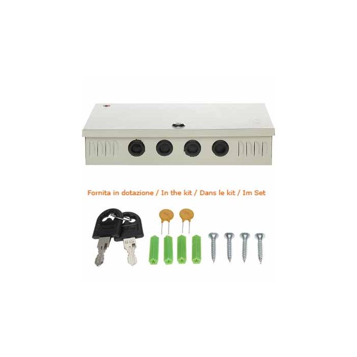 Rack alimentazione a commutazione 12V DC 21A 252W 18x1.1A CCTV