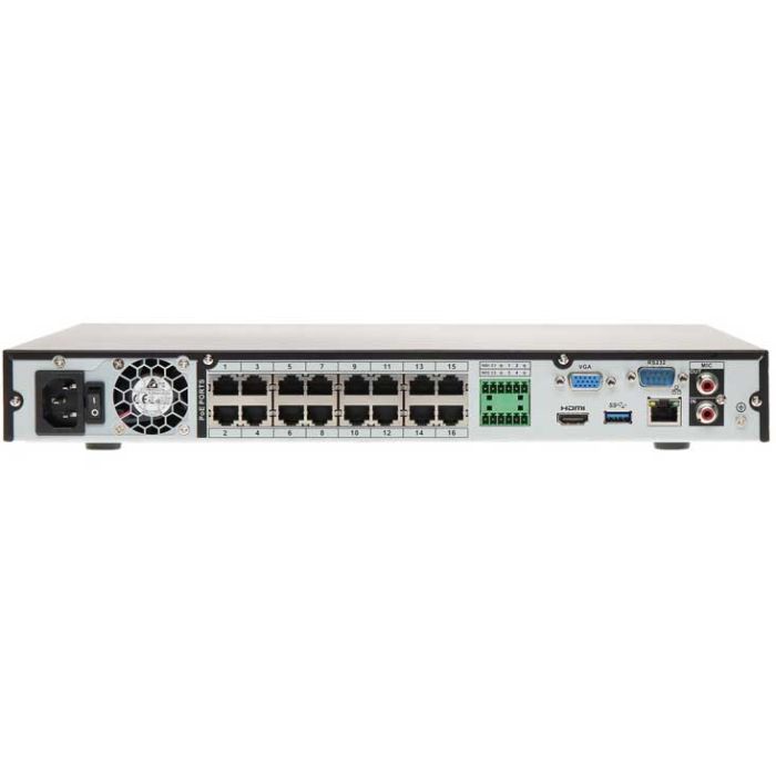 NVR ULTRA HD 4K 16CH 320Mbps PoE+ HDMI/VGA NVR5216-16P-4KS2