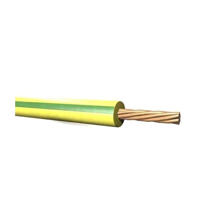 Unipolar electrical cable CPR FS17 450/750 1X4mm² black - hank 100m