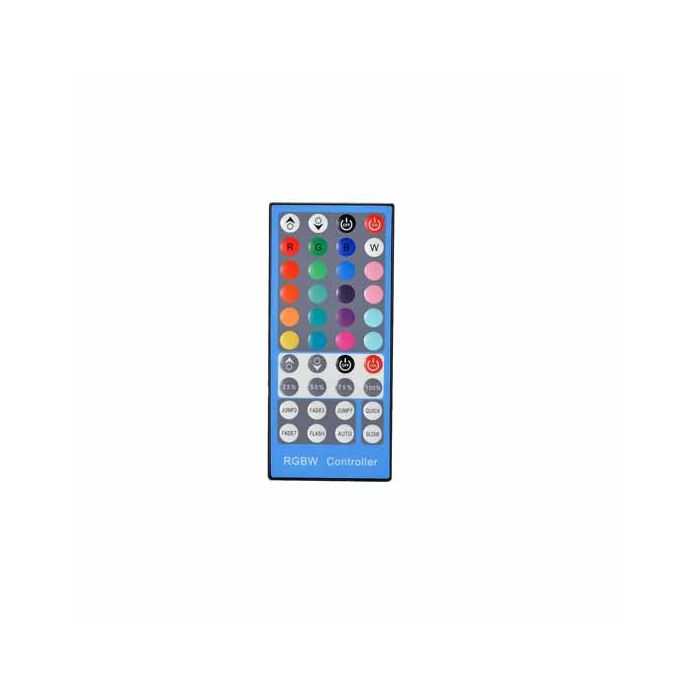 Contrôleur infrarouge RGBW avec télécommande 40 boutons  Mod. 3326