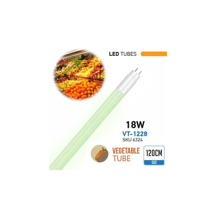 LED GEMÜSE  Röhre T8 G13 18W 160° 990LM 120CM Kunststoff Mod. VT-1228