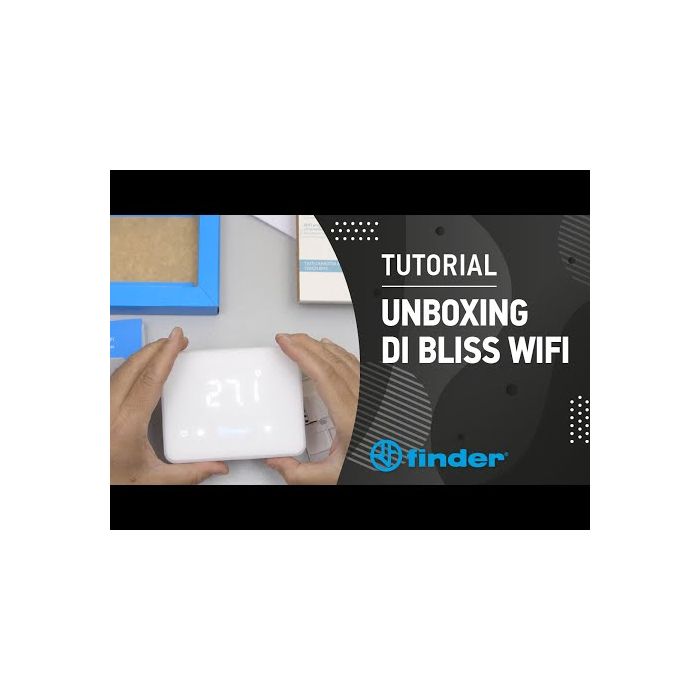 Cronotermostato connesso comandabile da App WiFi  BLISS Finder Tipo 1C.91 Finder 1C9190030W07