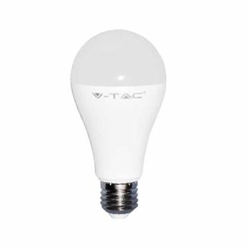 Lampadina LED termoplastica E27 A65 17W bianco naturale 4500K 200°