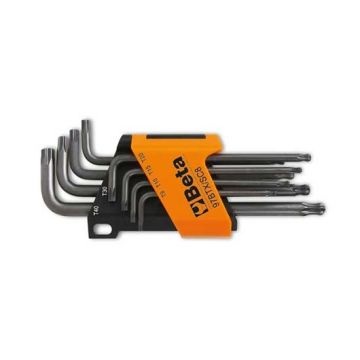 Serie di 8pcs. chiavi torx con un’estremità sferica misure T9~T40 con supporto Beta 97BTX/SC8