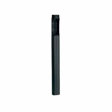 Prolunga in PVC RAL 9005 H nero DIR-CGP H=0,5M