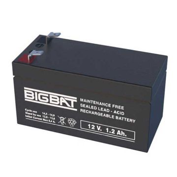 Batteria ricaricabile al piombo 12V 1,2Ah Elan BigBat - sku 012012