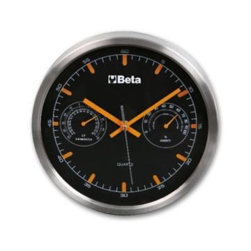 Orologio da parete dotato di termometro ed igrometro Ø260mm Beta 9594