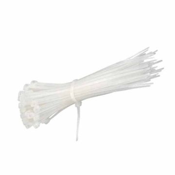 Fascette fissacavo nylon-66 per cablaggi 4.5x350mm bianco 100pcs V-TAC - sku 11175