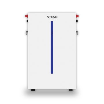 V-TAC batteria litio LFP accumulo impianto fotovoltaico 6.14Kwh 51.2V BMS integrato CEI-021 sku 11539