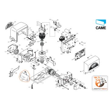 Carter protezione regolazione sinistro BX – 119RIBX006