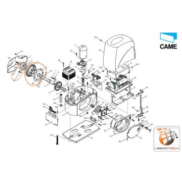 Flangia lato pignone BX-243 – CAME 119RIBX047