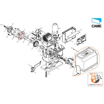 Coperchio motoriduttore BZ – 119RIBZ001