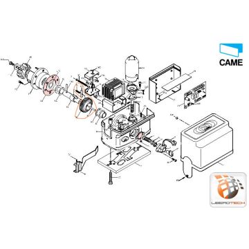 Corona motoriduttore BZ – 119RIBZ009