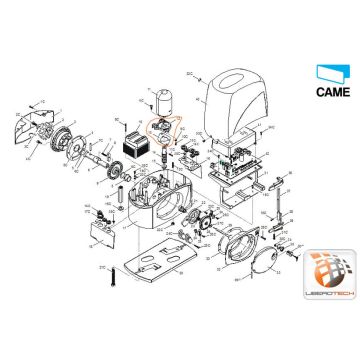 Flangia e guarnizione per motore BZ – 119RIBZ017