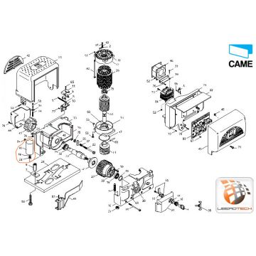 CAME 119RIR280 Condensatore µF 22 con cavi e codolo