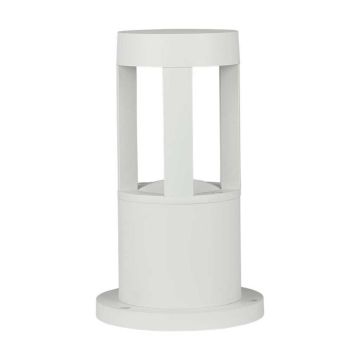 V-TAC VT-830 lampada da terra giardino led cob 10W 25cm corpo bianco IP65 bianco naturale 4000K - SKU 128317