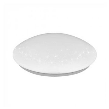 Plafoniera LED DOME SMD da soffitto V-TAC 18W 1260LM 120° circolare con cover effetto cielo stellato VT-8063 – SKU 1376 bianco caldo 2700K